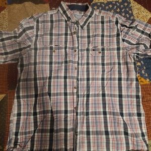 Carhartt Button down, XXL, white plaid